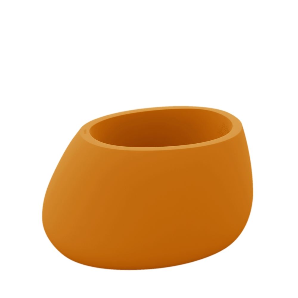 Vondom - Pot de fleurs Stone- 40 - basic - orange - Poterie, bac à fleurs
