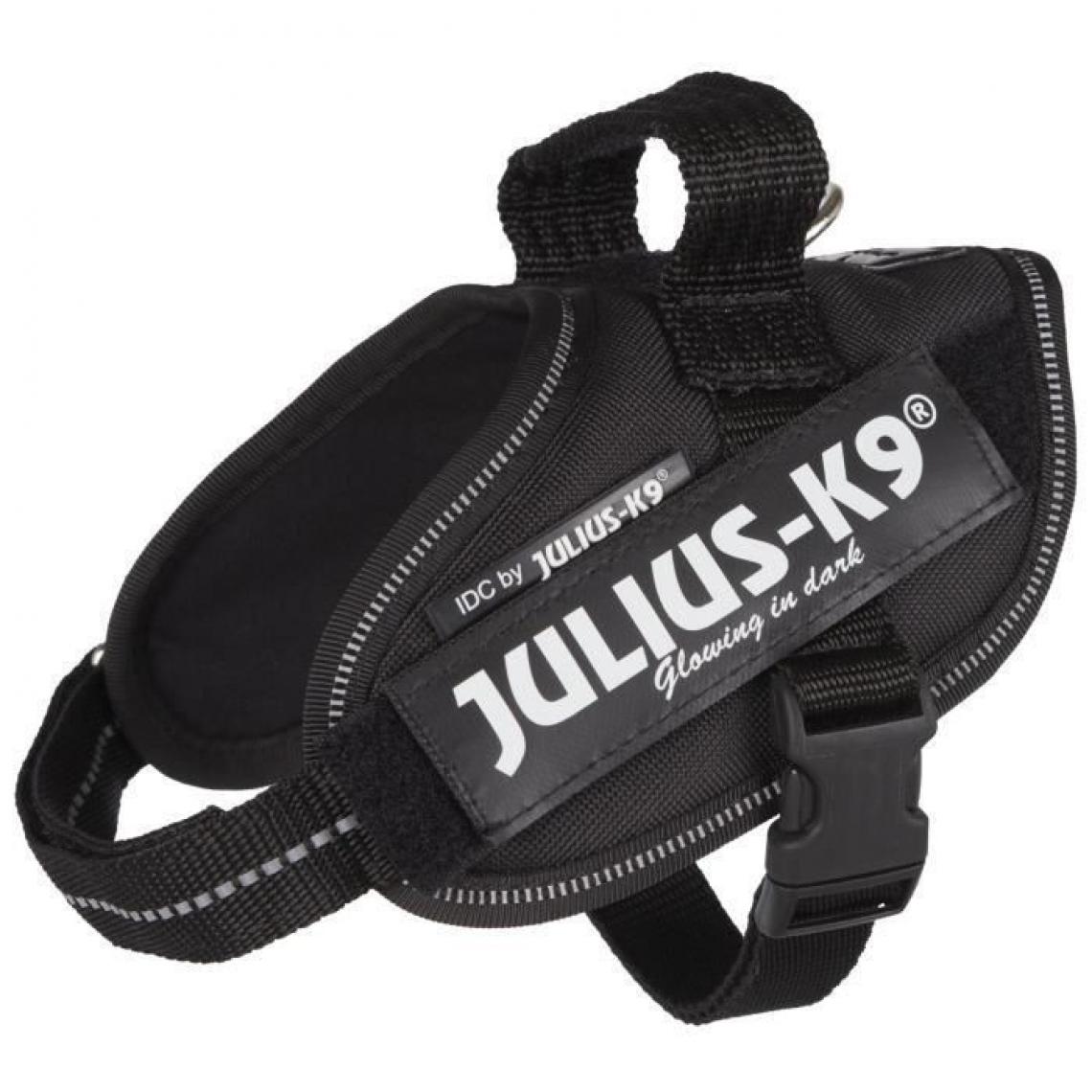 Julius K9 - JULIUS-K9 Harnais Power IDC - Mini-Mini - S : 40-53 cm-22 mm - Noir - Pour chien - Equipement de transport pour chien