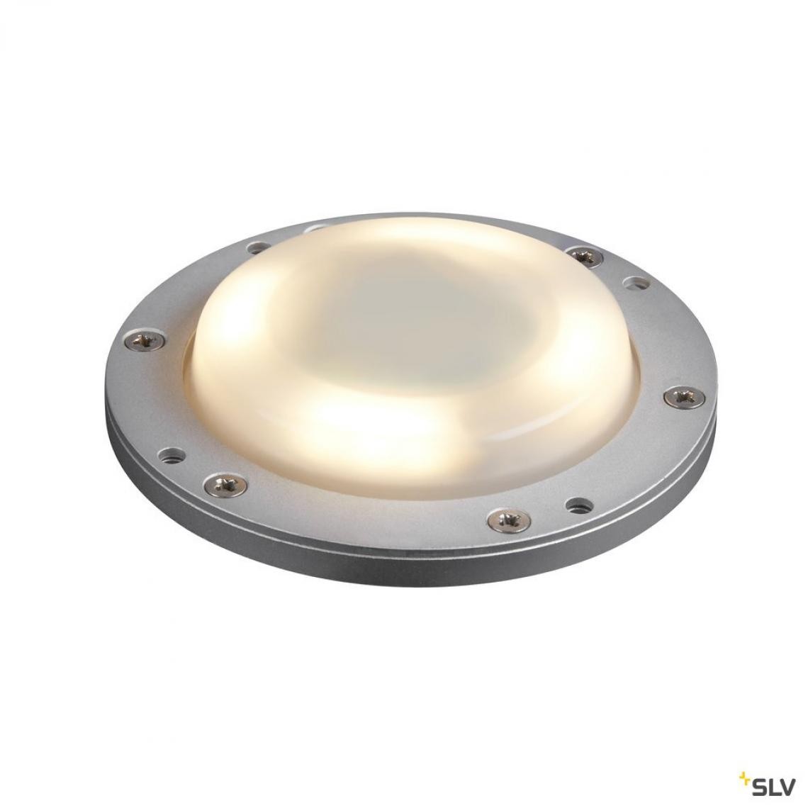 Slv - Module LED encastré de sol extérieur rond SLV SMALL PLOT, aluminium, LED, 3W, 3000K, IP67 - Lampadaire