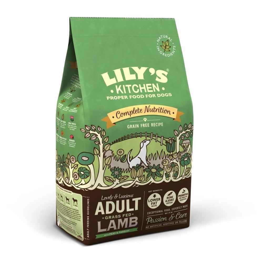 marque generique - Croquettes Sans Céréales à l'Agneau nourri à l'Herbe pour Chiens - Lily's Kitchen - 2,5Kg - Croquettes pour chien