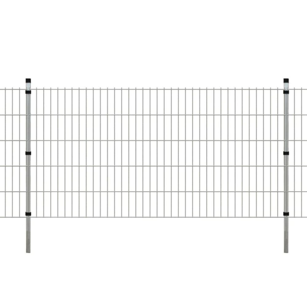 Vidaxl - vidaXL Panneaux et poteaux de clôture 2D pour jardin 2008x1030 mm 10 m - Panneaux et treillis