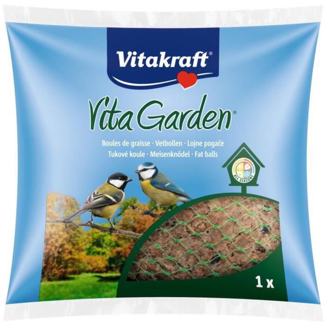 Vitakraft - VITAKRAFT Boule de graisse géante pour oiseaux de la nature - Lot de 18 - Alimentation pour oiseaux du ciel