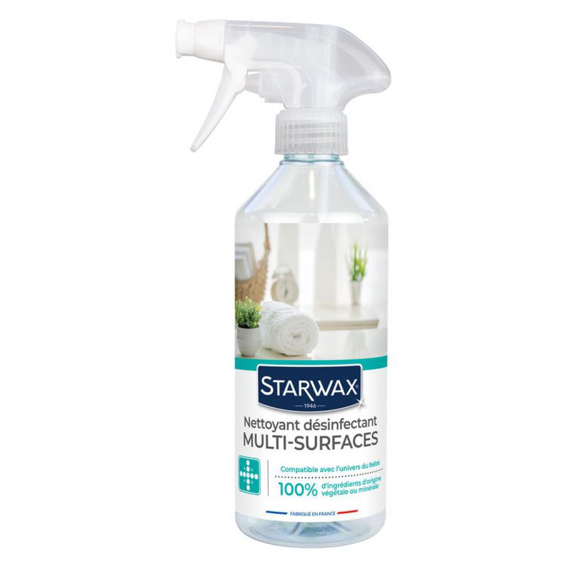Starwax - Nettoyant désinfectant STARWAX multisurface 500ml - Matériel de pose, produits d'entretien