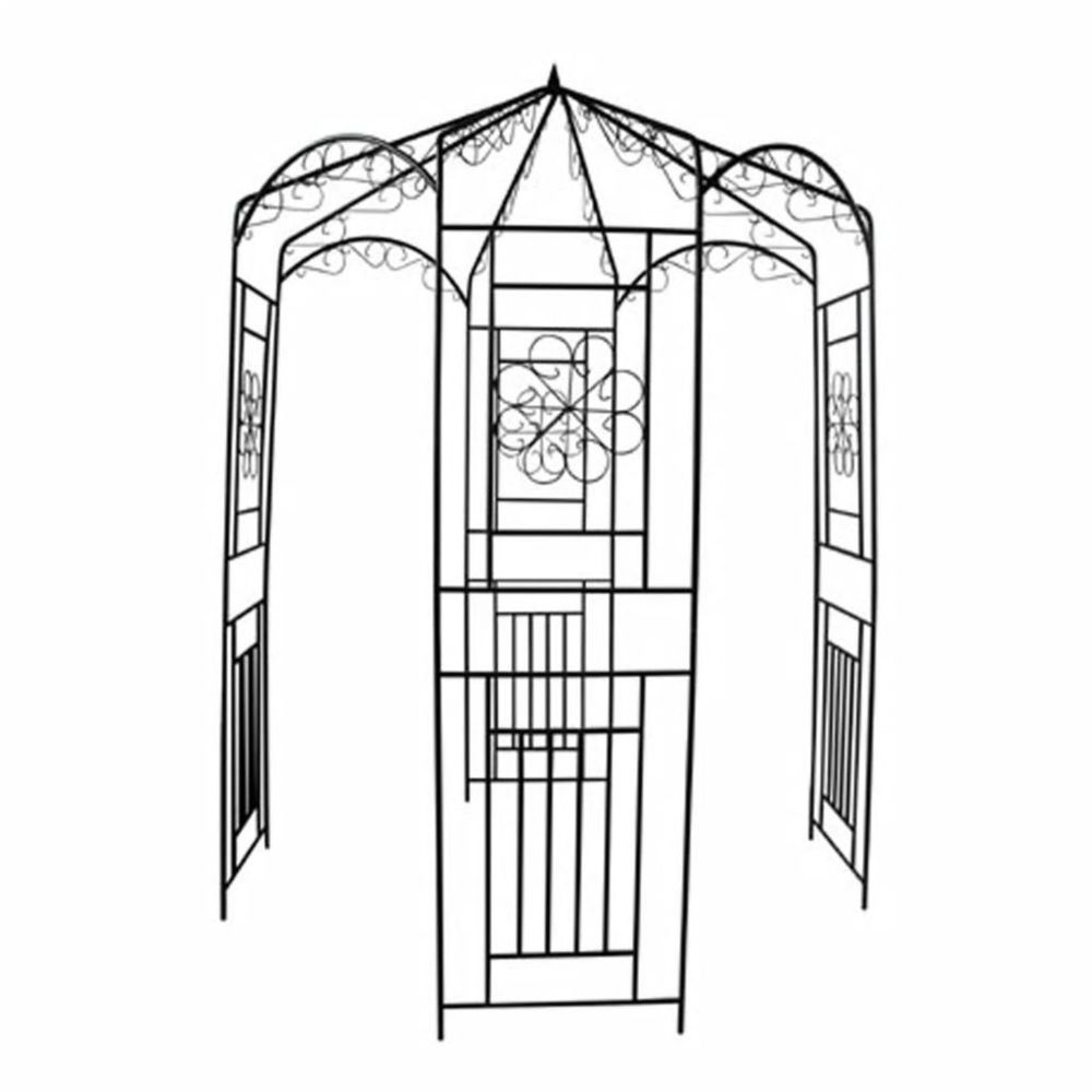 marque generique - Icaverne - Arches, treillages, tonnelles et pergolas de jardin ligne Gloriette 160 x 250 cm - Pergolas et Tonnelles