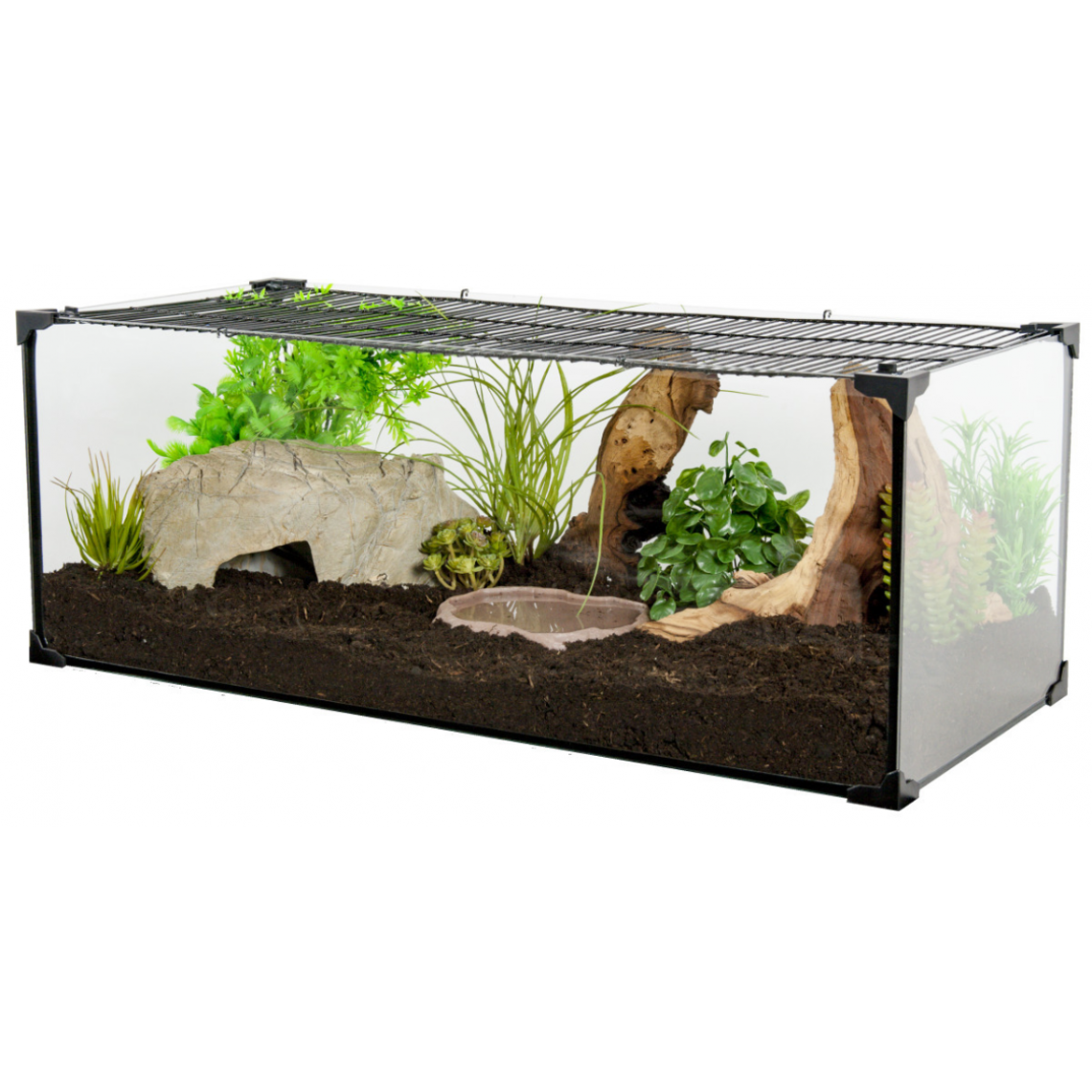 Zolux - Terrarium pour tortues de terre Karapas 42 litres - Terrarium