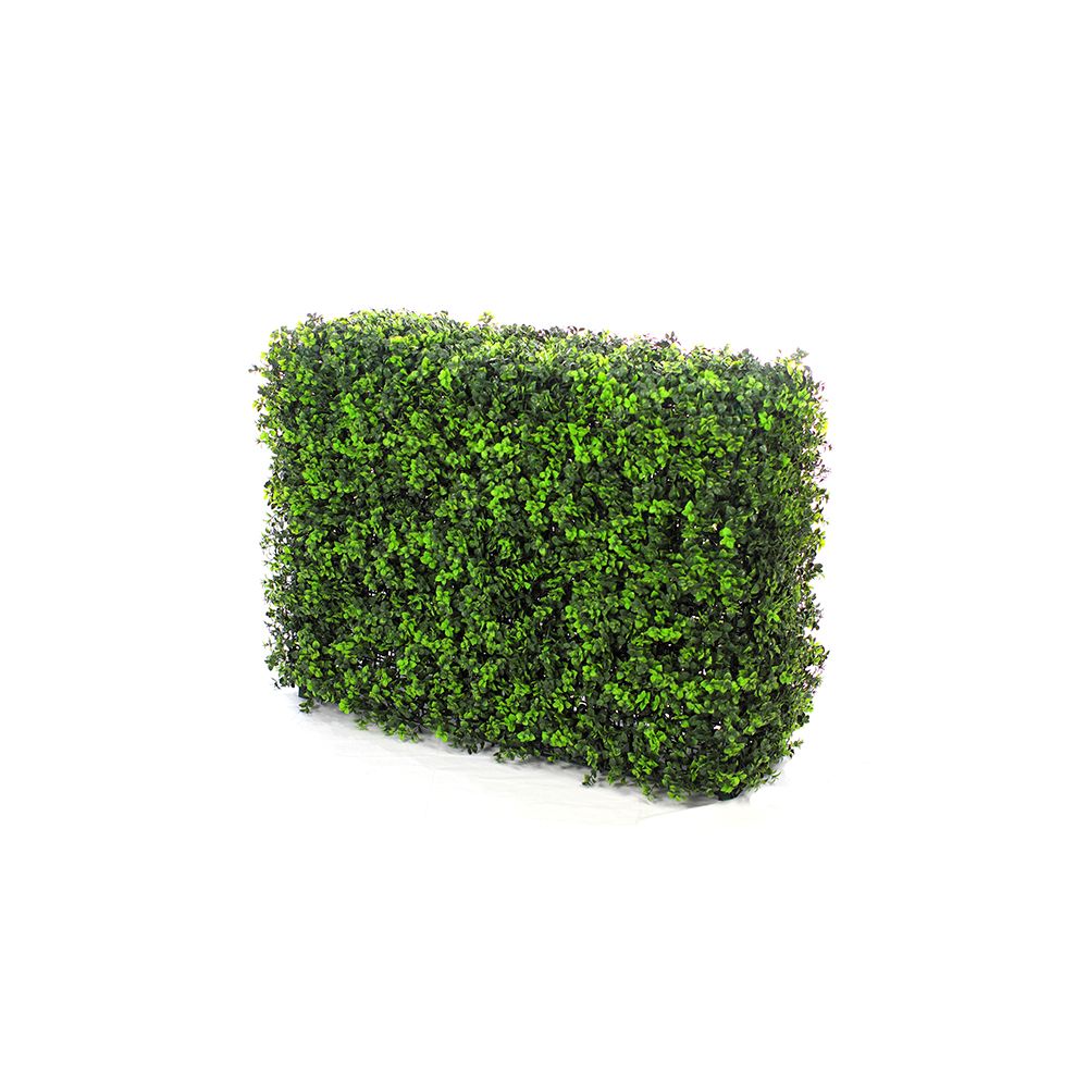 Maison Futee - Muret de buis feuilles verte artificiel - 75 cm - Bordurette