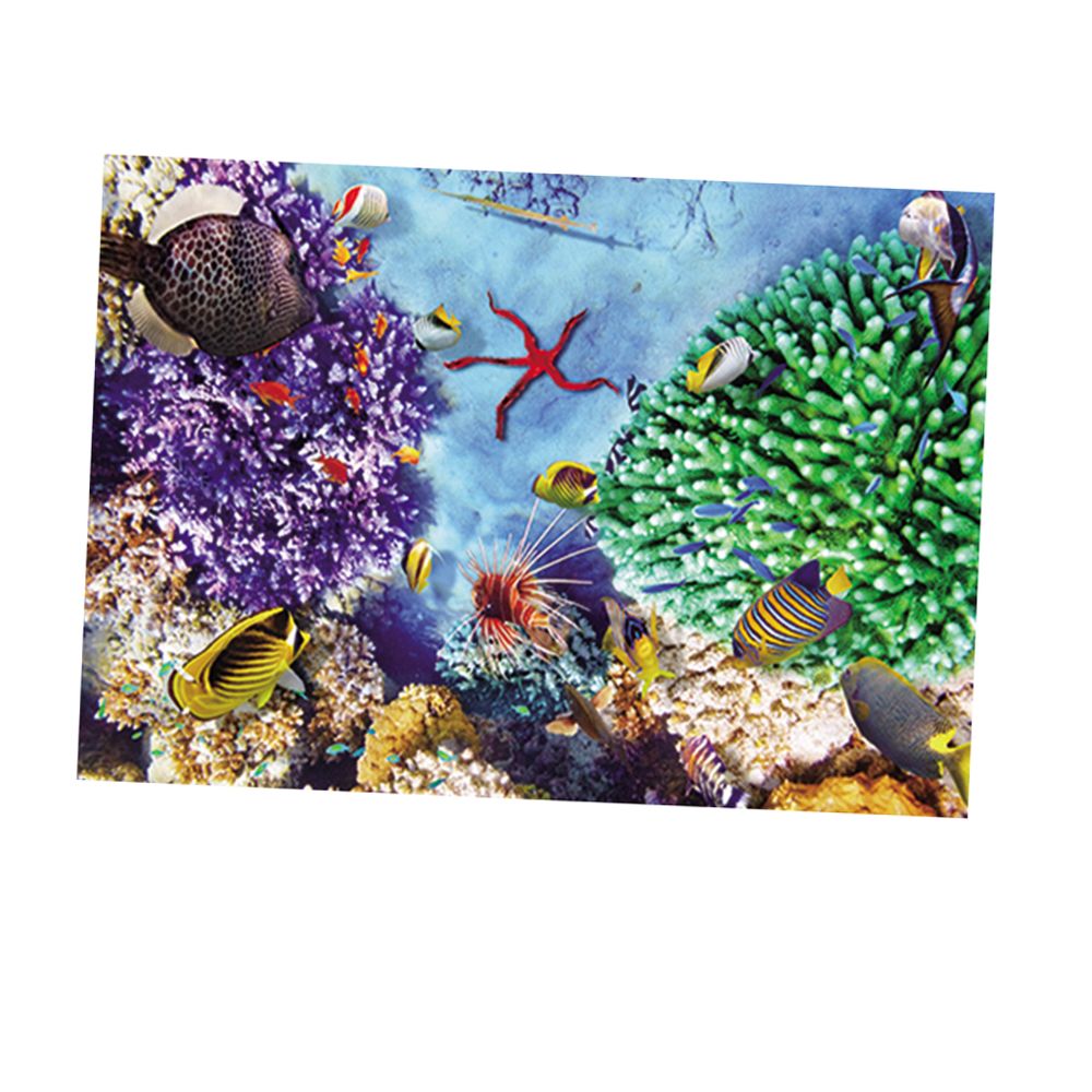 marque generique - affiche de fond d'aquarium - Décoration aquarium