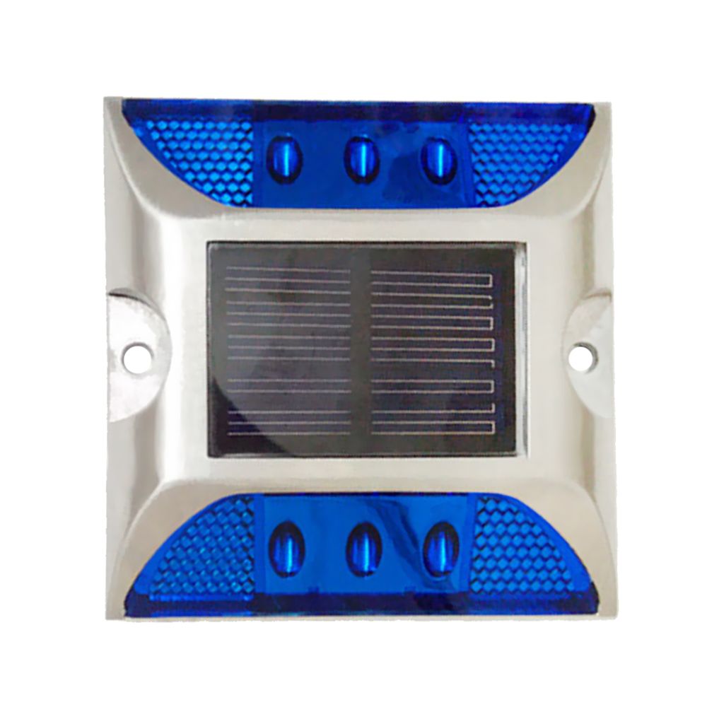 marque generique - Ultra Lumineux Extérieur De L'énergie Solaire Conduit Lumière Allée étape Route Lampe Bleue - Eclairage solaire