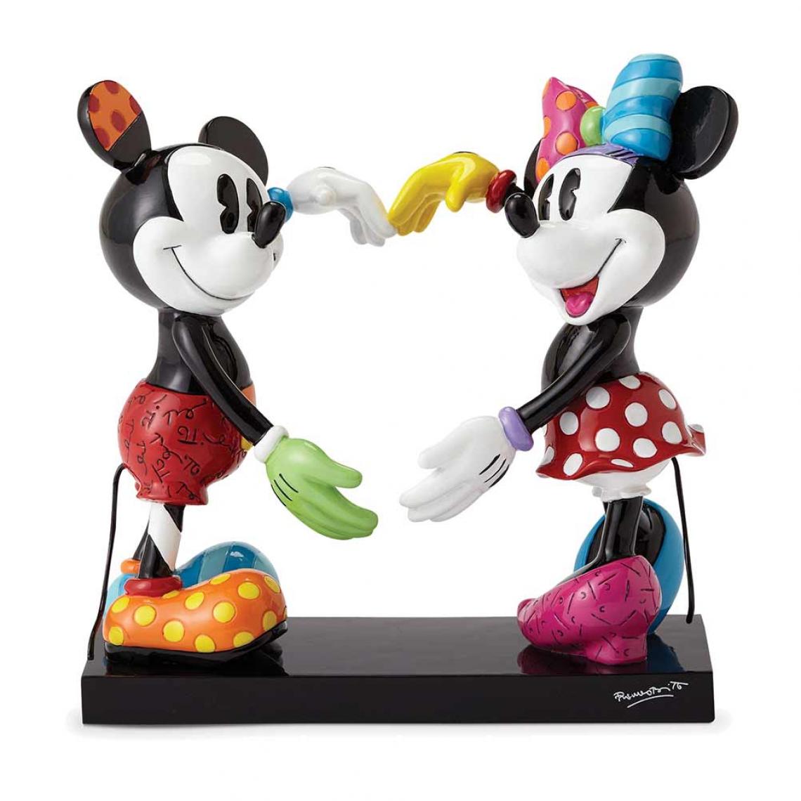 Enesco - Mickey et Minnie Figurine Collection by Romero Britto - Petite déco d'exterieur