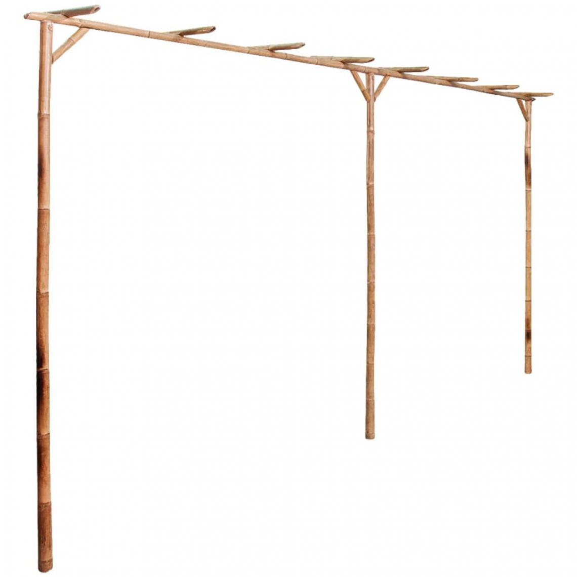 Vidaxl - vidaXL Pergola Bambou 385 x 40 x 205 cm - Abris de jardin en bois