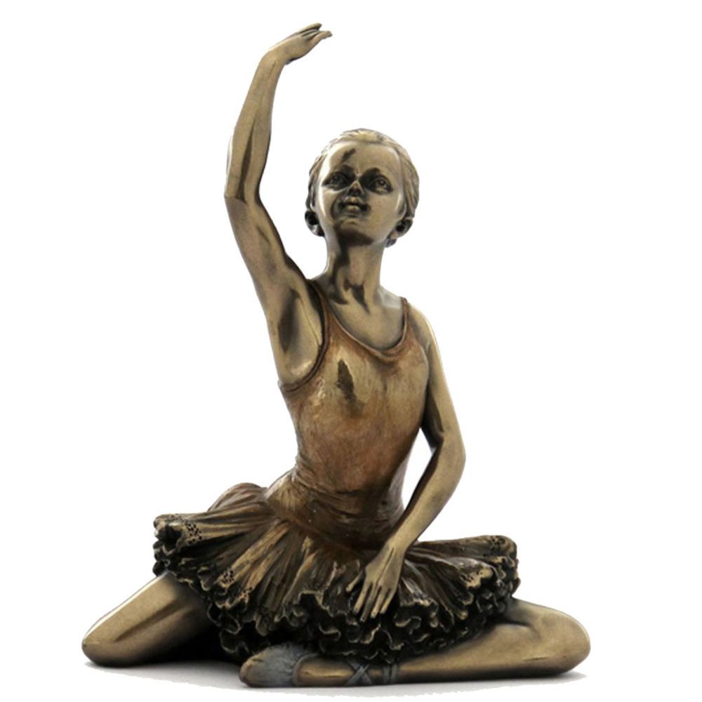 Parastone - Statuette Danseuse de collection aspect bronze 13 cm - Petite déco d'exterieur