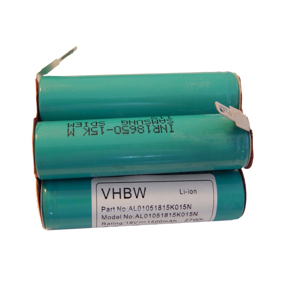 Vhbw - vhbw Li-Ion batterie 1500mAh (18V) pour tondeuse robot scie Gardena 02417-20, turbo-scie AccuCut 2417 comme 2417-00.610.00. - Accessoires tondeuses