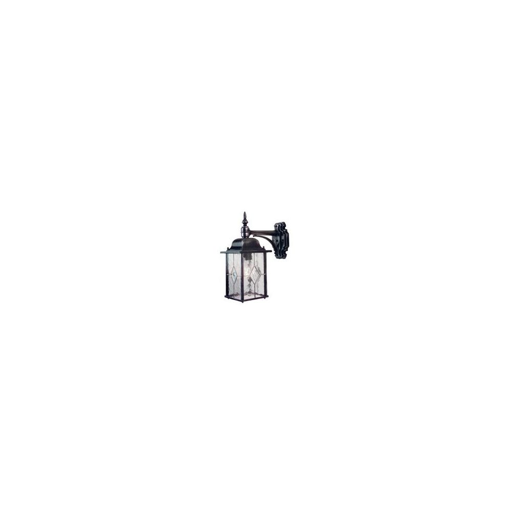 Elstead Lighting - Applique descendante Wexford 1x100W Noir argenté - Applique, hublot