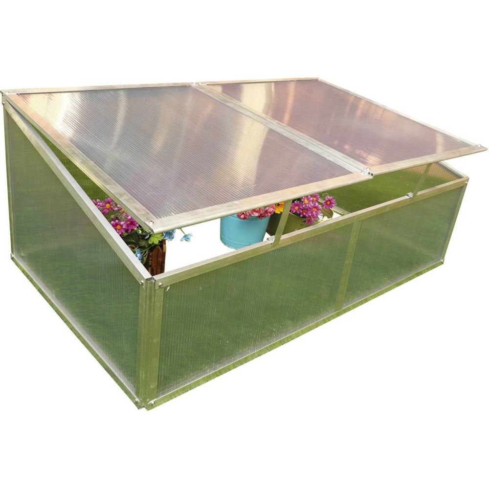 Habitat Et Jardin - Mini serre en polycarbonate 108 x 56 x 40 cm - Serres en verre