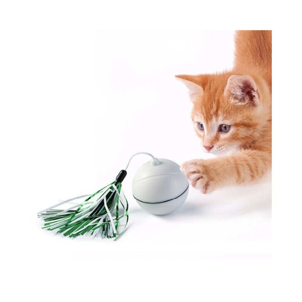 Wewoo - Jouet pour drôle de chat de boule d'instantané de LED rechargeable par USB blanc - Jouet pour chien