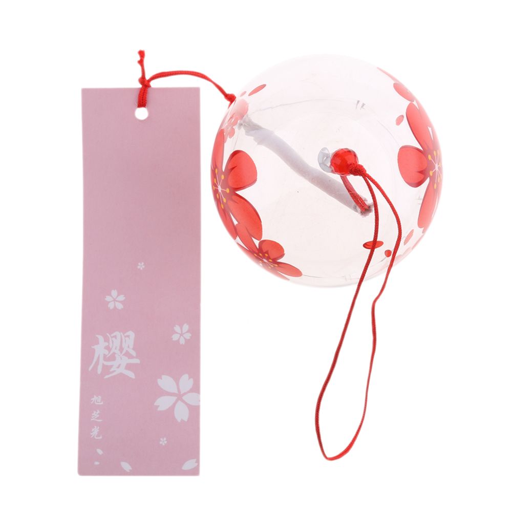 marque generique - windchime en verre de style japonais suspendus bénédiction cloches carillons éoliens maison 18 - Petite déco d'exterieur