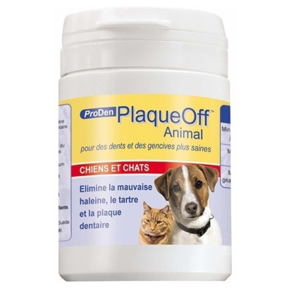 Proden - Soins Dentaires PlaqueOff Animal pour Chien et Chat - Proden - 40g - Hygiène et soin pour chien