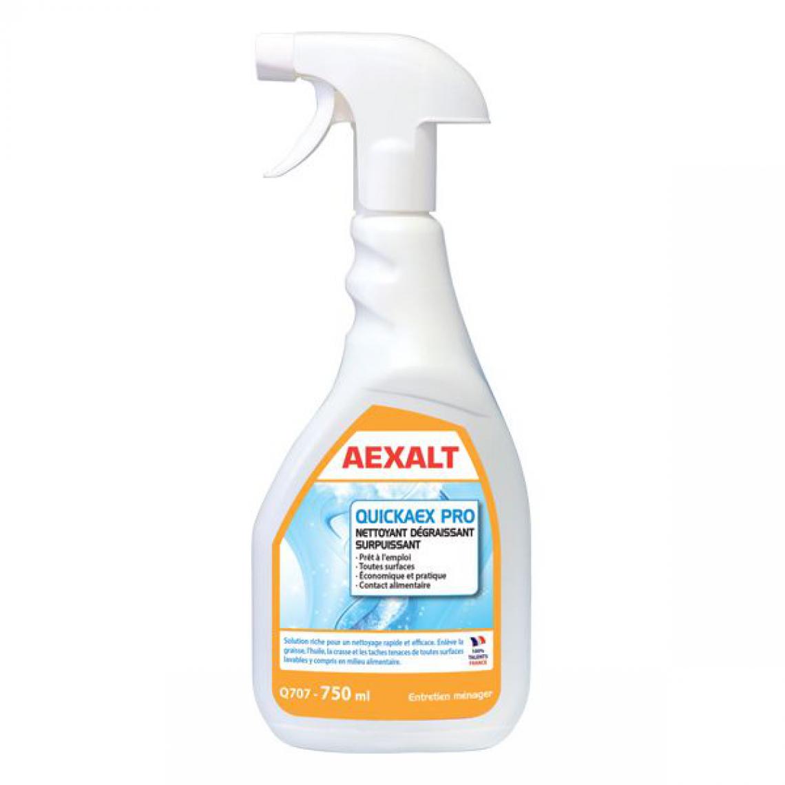 AEXALT - Aexalt - Nettoyant dégraissant polyvalent toutes surfaces parfum agrume 750 ml - QUICKAEX PRO - Matériel de pose, produits d'entretien