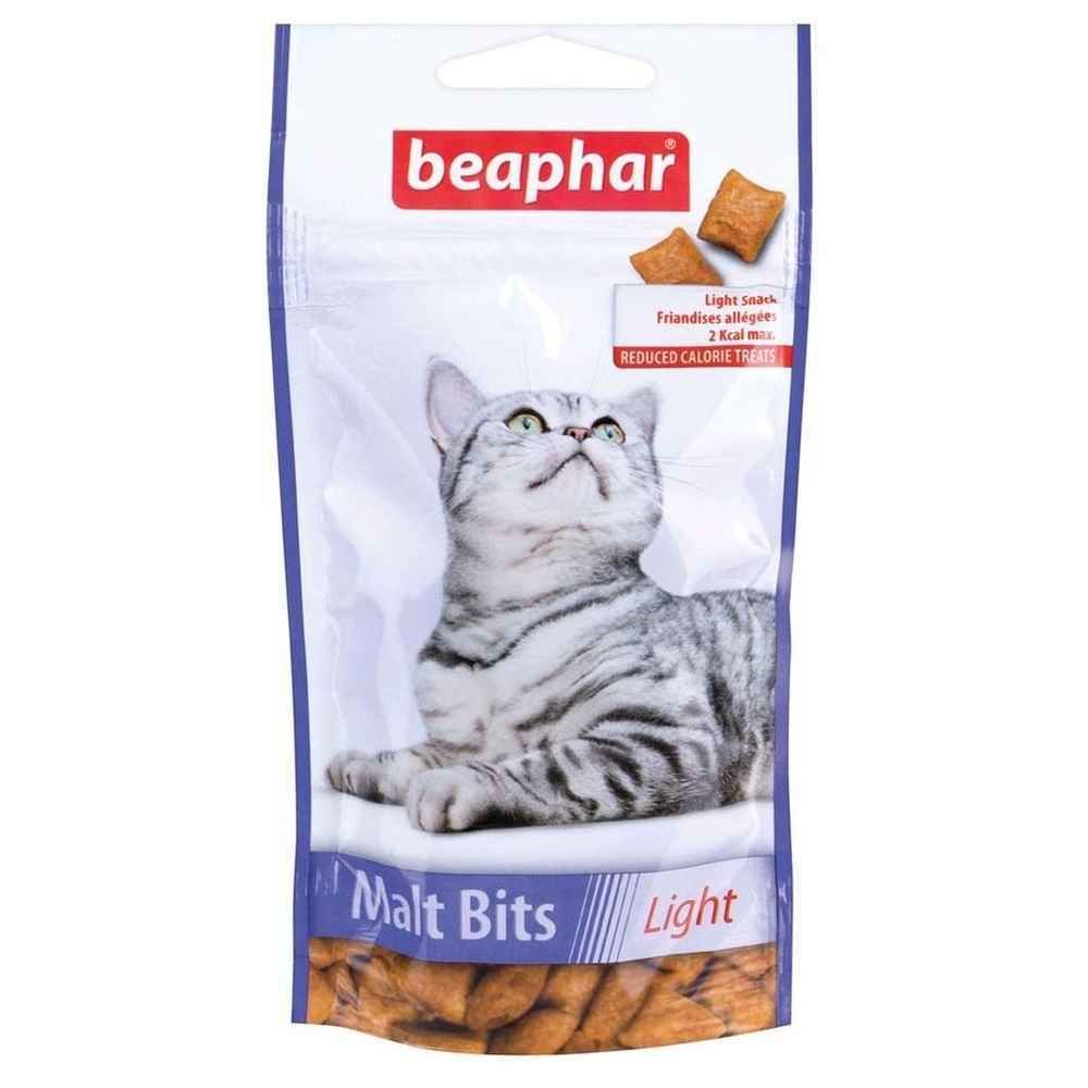 Beaphar - Friandises Light Malt Bits pour Chat - Beaphar - 44g - Alimentation humide pour chat