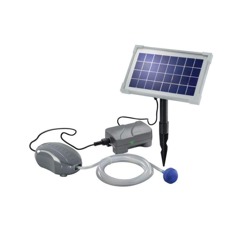 Esotec - Aérateur bulleur bassin solaire avec batterie Air Plus - Fontaine de jardin, puit