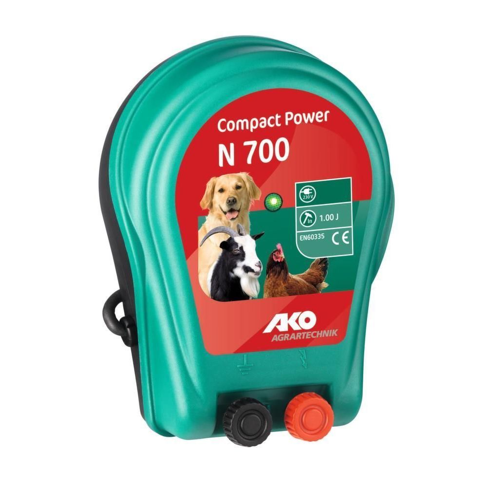 Ako Agrartechnik - Electrificateur sur secteur 230V Compact Power N700 - Laisse pour chien