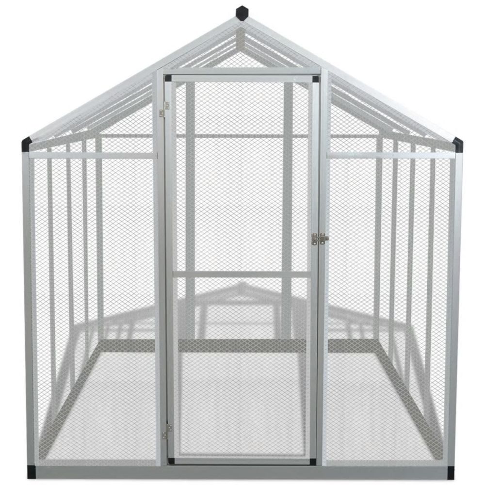 marque generique - Icaverne - Abris et cages pour petits animaux gamme Volière d'extérieur Aluminium 178 x 242 x 192 cm - Cage à oiseaux