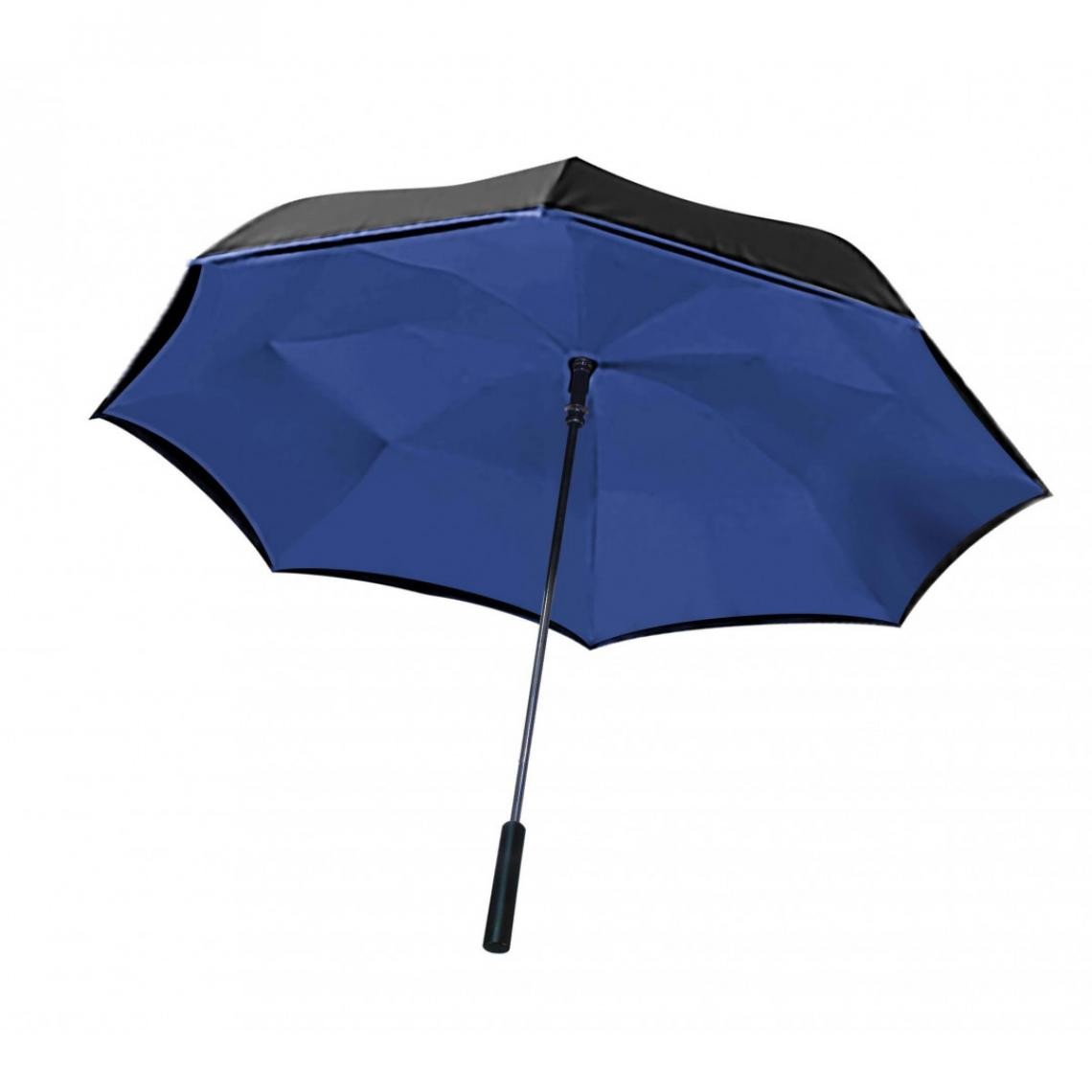 Venteo - Magique Umbrella Interieur Bleu - Parapluie magique avec ouverture inversée - Résiste au vent - Couleur BLEU - Matériel de pose, produits d'entretien