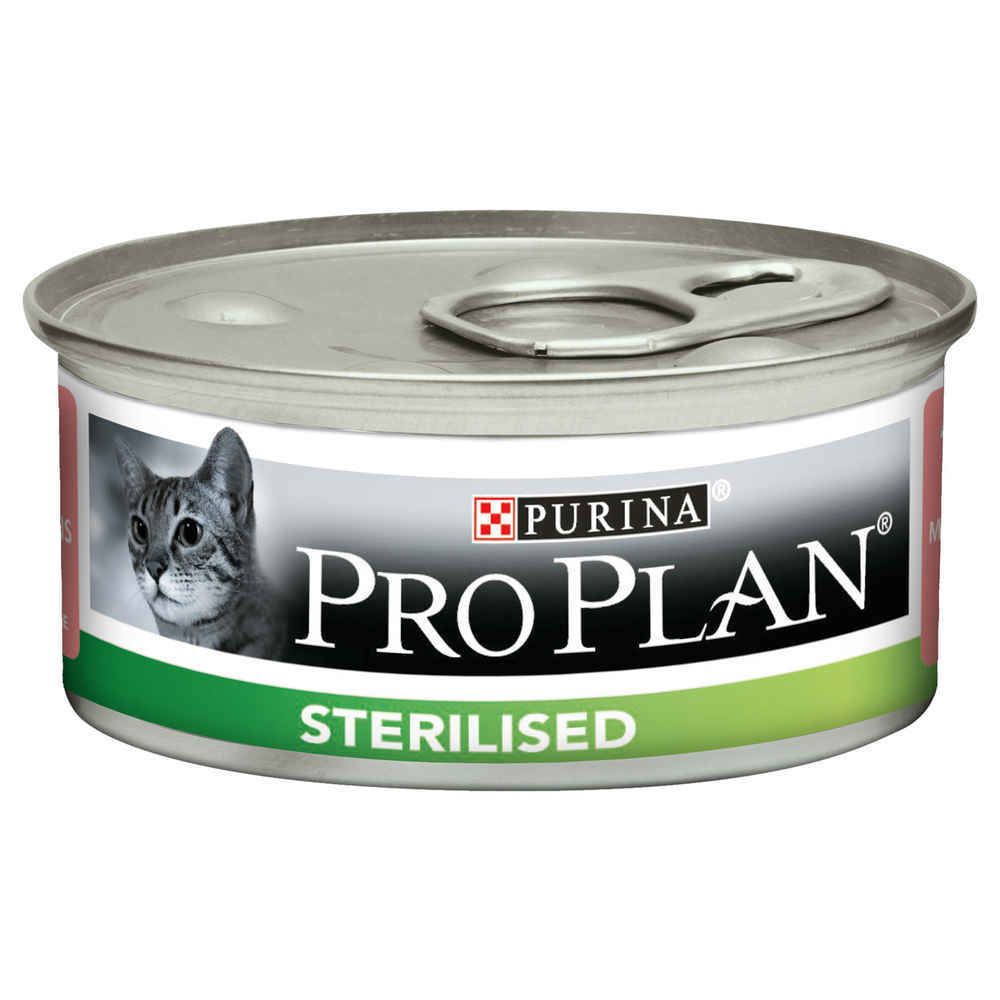 Proplan - Pâtée Sterilised au Saumon pour Chat Stérilisé - Pro Plan - 85g - Alimentation humide pour chat