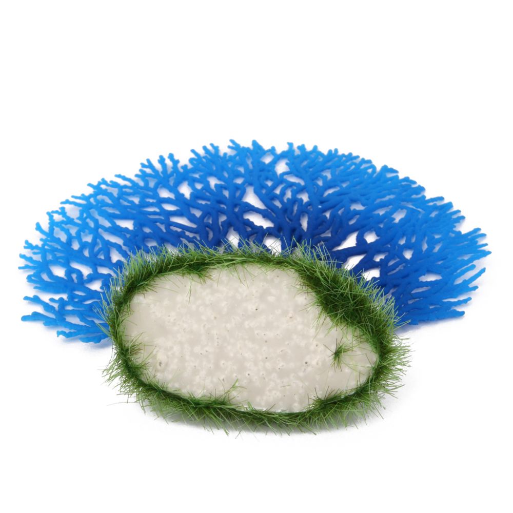 marque generique - Ornement Corail Artificiel Plante Sous-marine pour Réservoir de Poissons Aquarium Bleu - Décoration aquarium