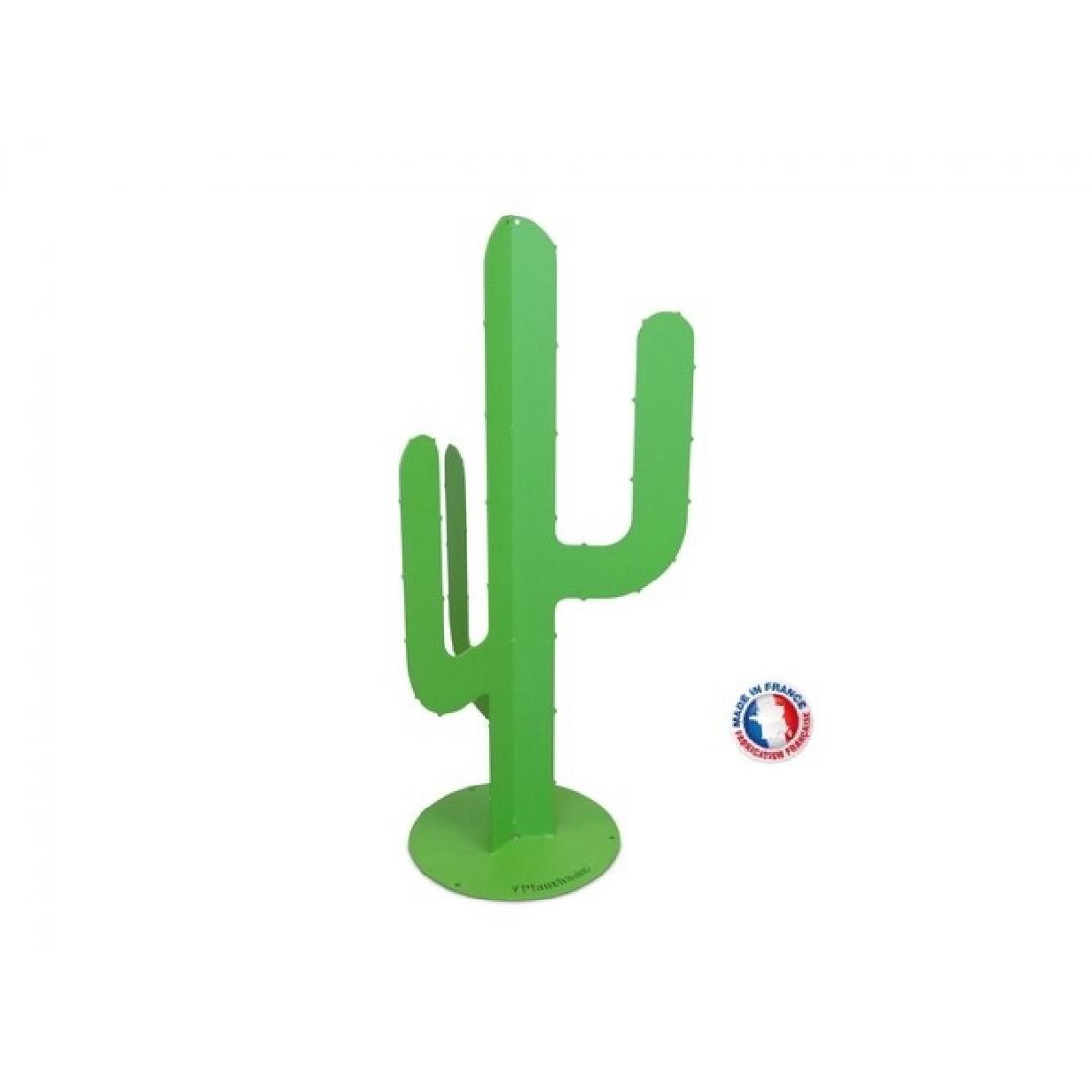 Planchaelec - Cactus en métal H.115 vert - Petite déco d'exterieur