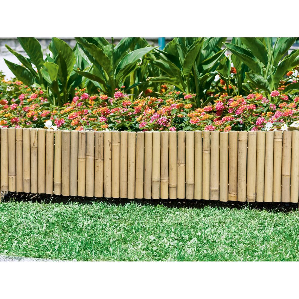 Windhager - Bordure en bambou 100x20 cm - Poterie, bac à fleurs