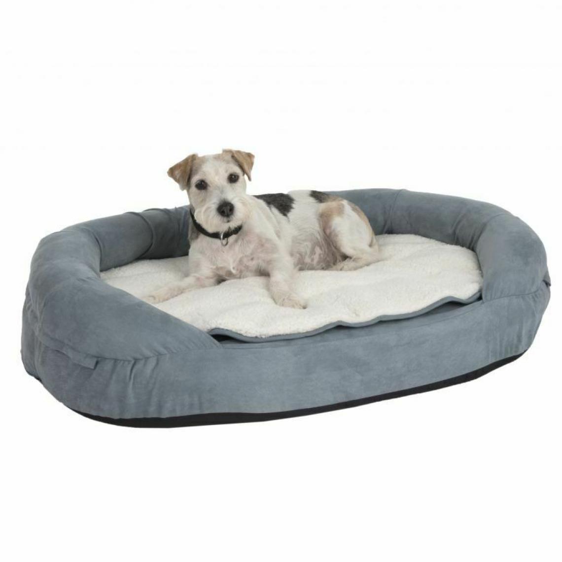 MercatoXL - Corbeille et panier pour chien Lit, oreiller, lit de chien en mousse à mémoire orthopédique pour chien 72x50x20cm - Corbeille pour chien