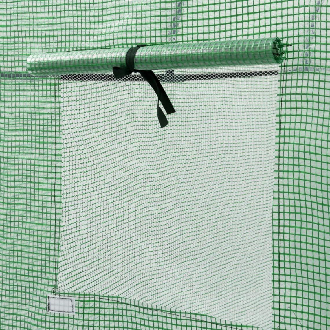 Icaverne - Icaverne - Serres de jardin serie Serre avec porte zippée 200x80x170 cm - Serres en verre