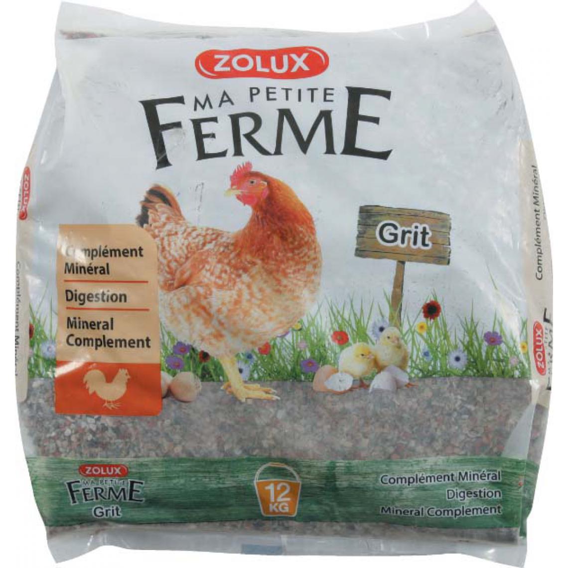 Zolux - Complément alimentaire minéral Grit 12 kg - Clapier