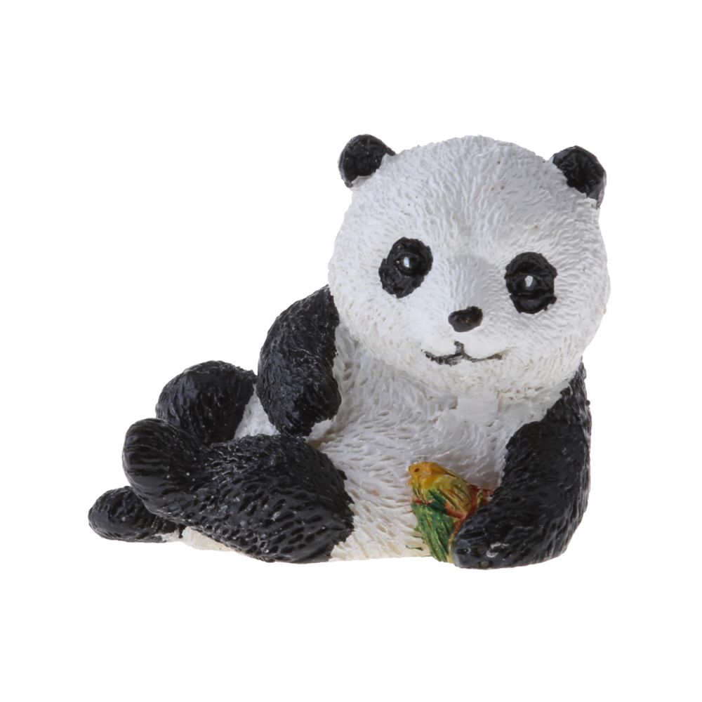 marque generique - résine panda fée jardin ornement miniature bonsaï terrarium décor à la maison # 4 - Petite déco d'exterieur