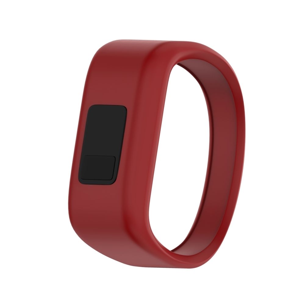 Wewoo - Bracelet pour montre connectée Dragonne Sport en silicone Garmin Vivofit JRTaille Grand Rouge - Bracelet connecté