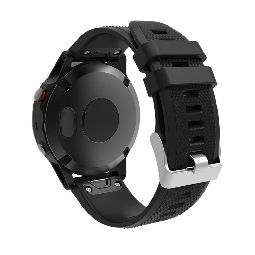 Wewoo - Protection écran Smart Watch Port de recharge Gel de silice Bouchon anti-poussière Plug Plug antipoussière pour Fenix 5 / 5S / 5X Noir - Accessoires montres connectées