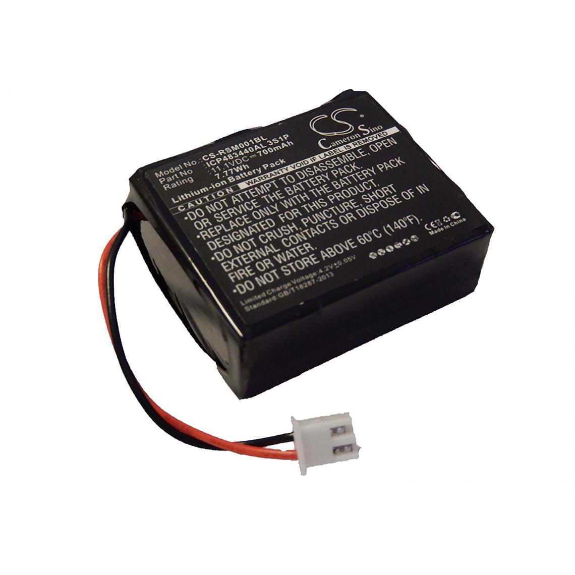 Vhbw - vhbw Batterie Li-Ion 700mAh (11.1V) pour testeur de billets comme ICP483440AL 3S1P - Autre appareil de mesure