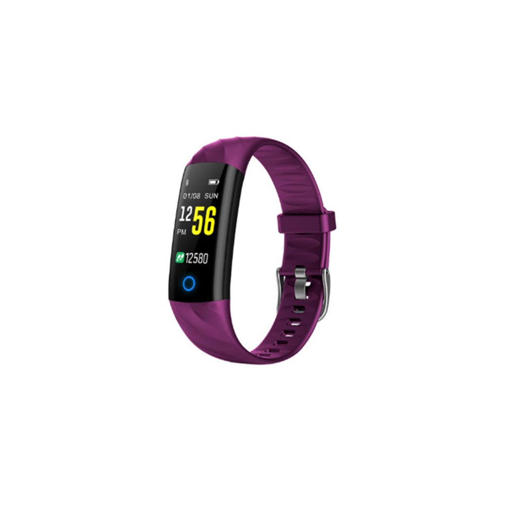Generic - Bluetooth Smart Watch avec moniteur de fréquence cardiaque, Fitness Tracker violet - Montre connectée