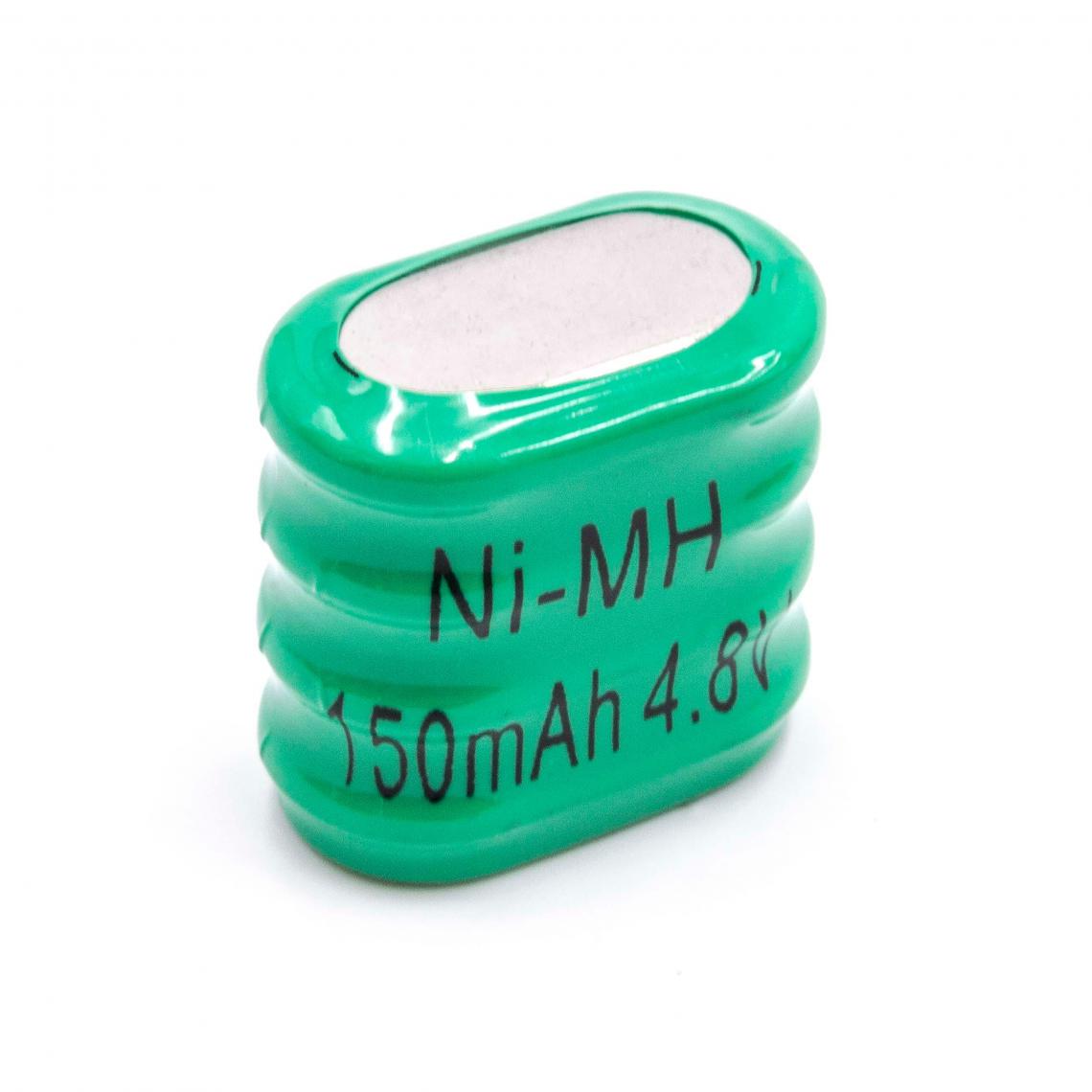 Vhbw - vhbw NiMH Remplacement de la pile bouton (4x cellule) type 4/V150H 150mAh 4.8V convient pour les batteries de modélisme, l'éclairage solaire, etc. - Autre appareil de mesure