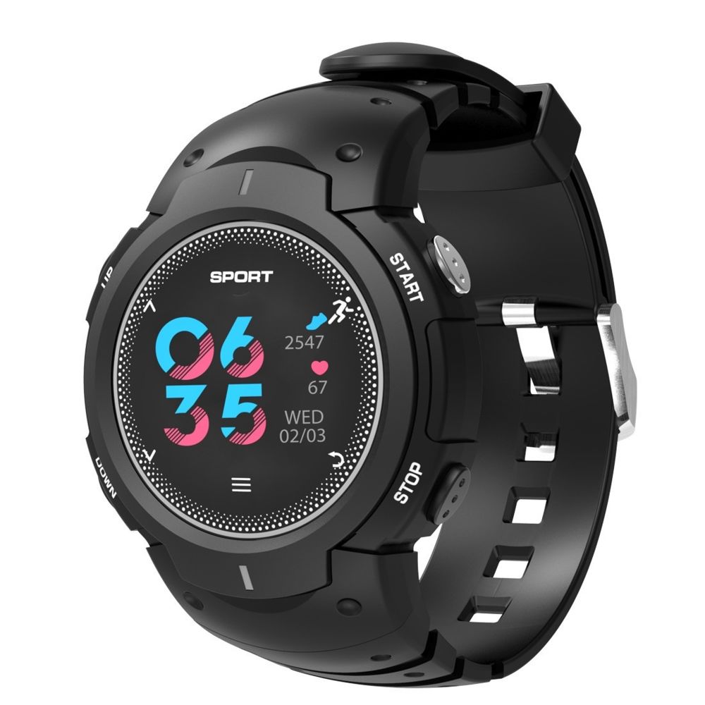 Wewoo - Montre connectée F13 1.0inch IP68 Etanche Smartwatch Bluetooth 4.0Rappel d'appel entrant / Détection de la fréquence cardiaque / Surveillance du sommeil Noir - Montre connectée