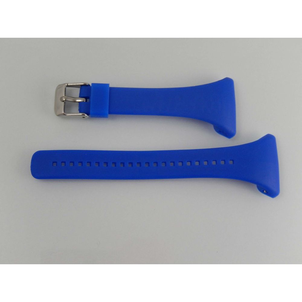 Vhbw - vhbw bracelet TPE L 11.5cm + 8.5cm compatible avec Polar FT4, FT4f, FT4m, FT7, FT7m montre connectée - bleu - Accessoires montres connectées