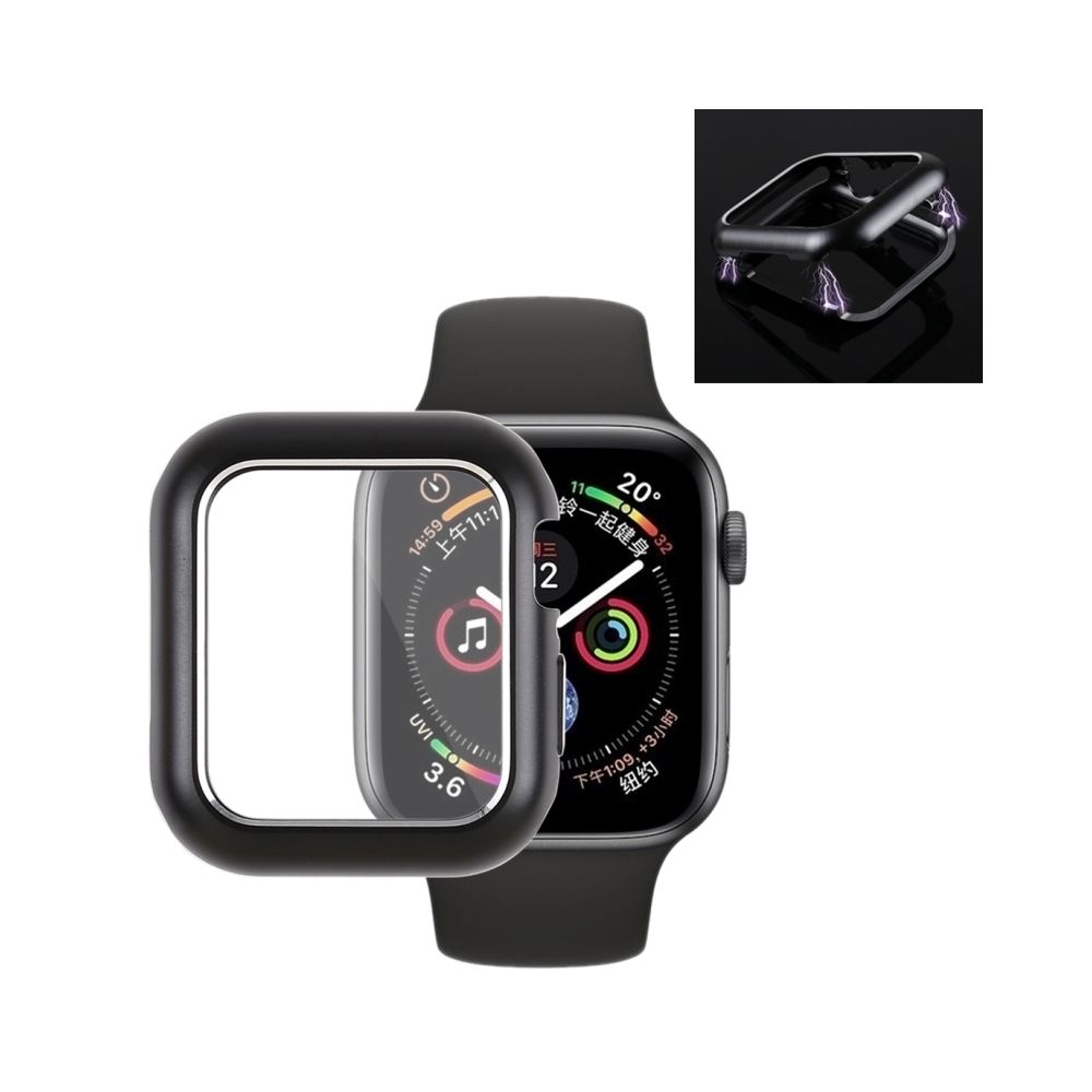 Wewoo - Boitier Etui de protection en métal magnétique pour Apple Watch série 4 44 mm (noir) - Accessoires Apple Watch