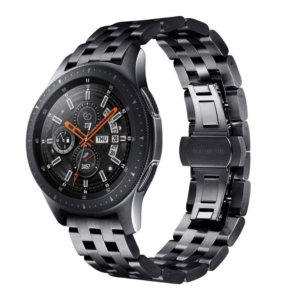 marque generique - Bracelet en TPU noir pour votre Samsung Galaxy Watch 42mm - Accessoires bracelet connecté