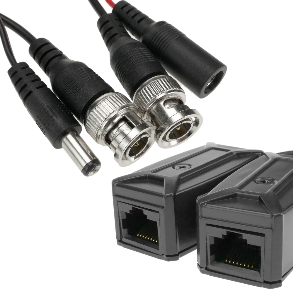 Bematik - Émetteur-récepteur vidéo passif BNC DC vers RJ45 TTP111VP-LK - Accessoires sécurité connectée