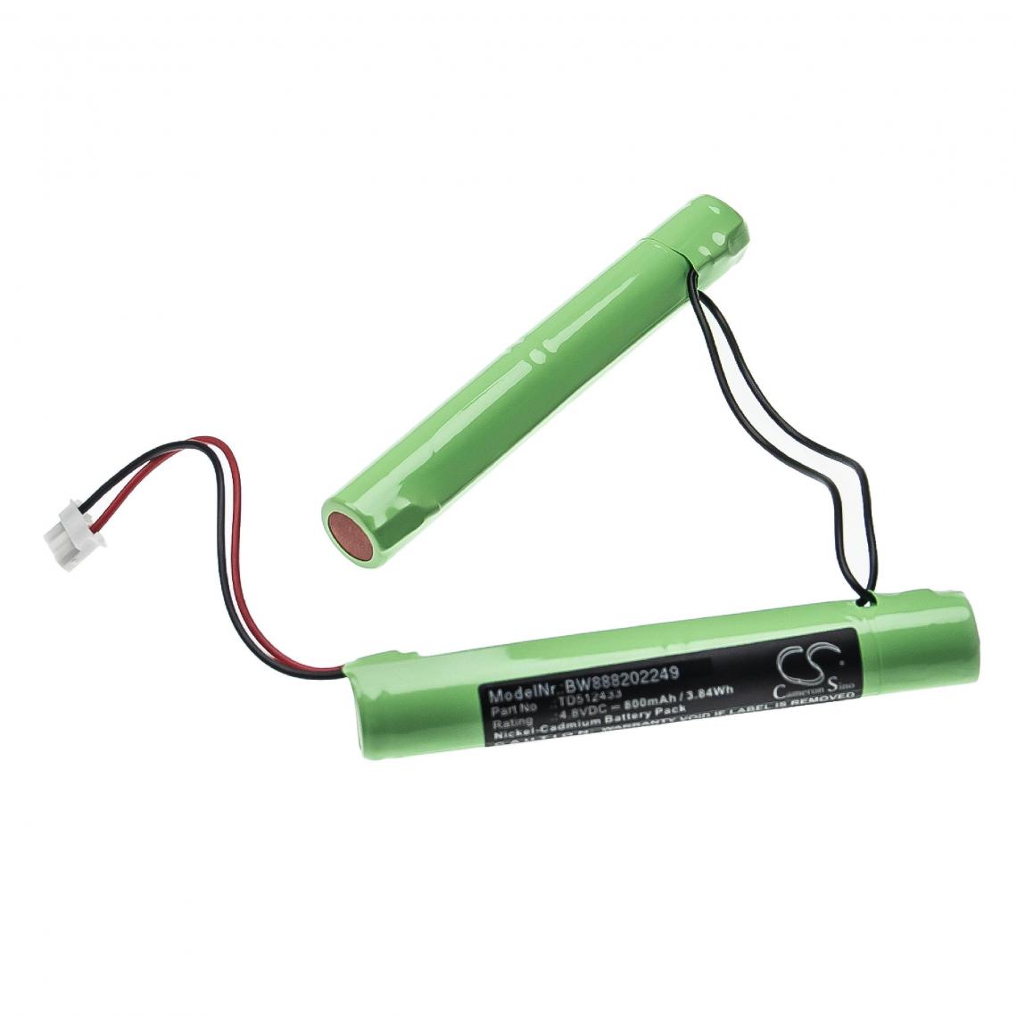 Vhbw - vhbw Batterie compatible avec BAES OVA 38459 éclairage d'issue de secours (800mAh, 4,8V, NiCd) - Autre appareil de mesure