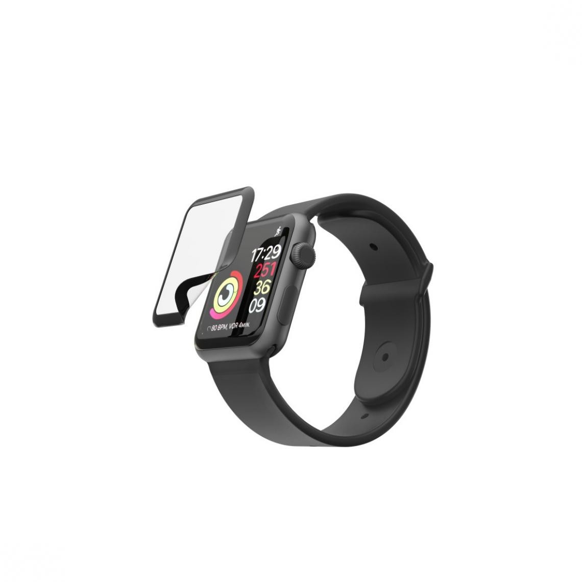 Hama - Protection d'écran "Hiflex" pr Apple Watch 7, 41 mm - Accessoires montres connectées