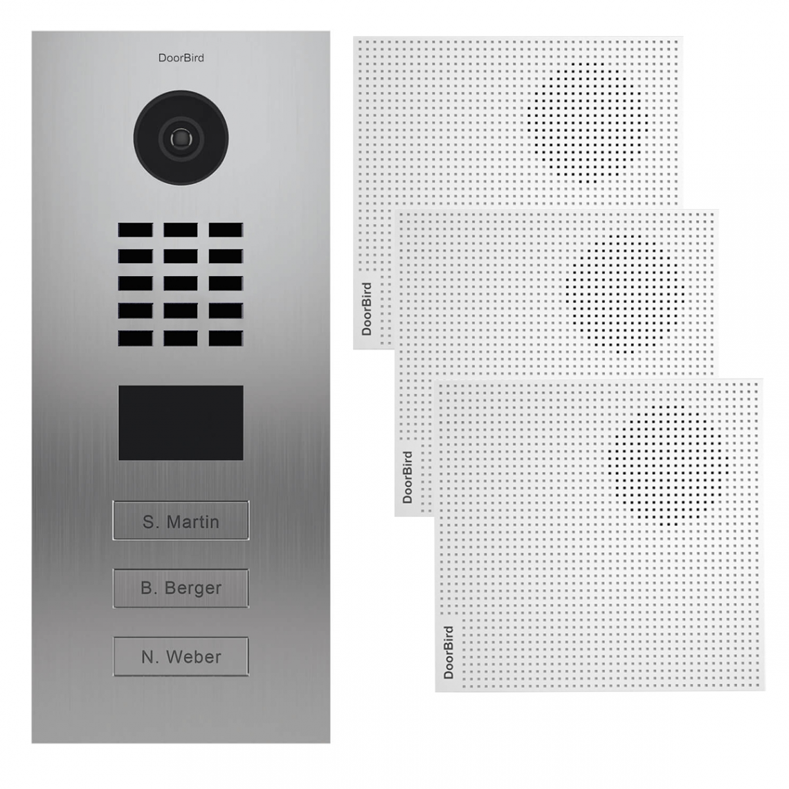 Doorbird - Portier vidéo IP D2103V-V2-EP + A1061W - Sonnette et visiophone connecté