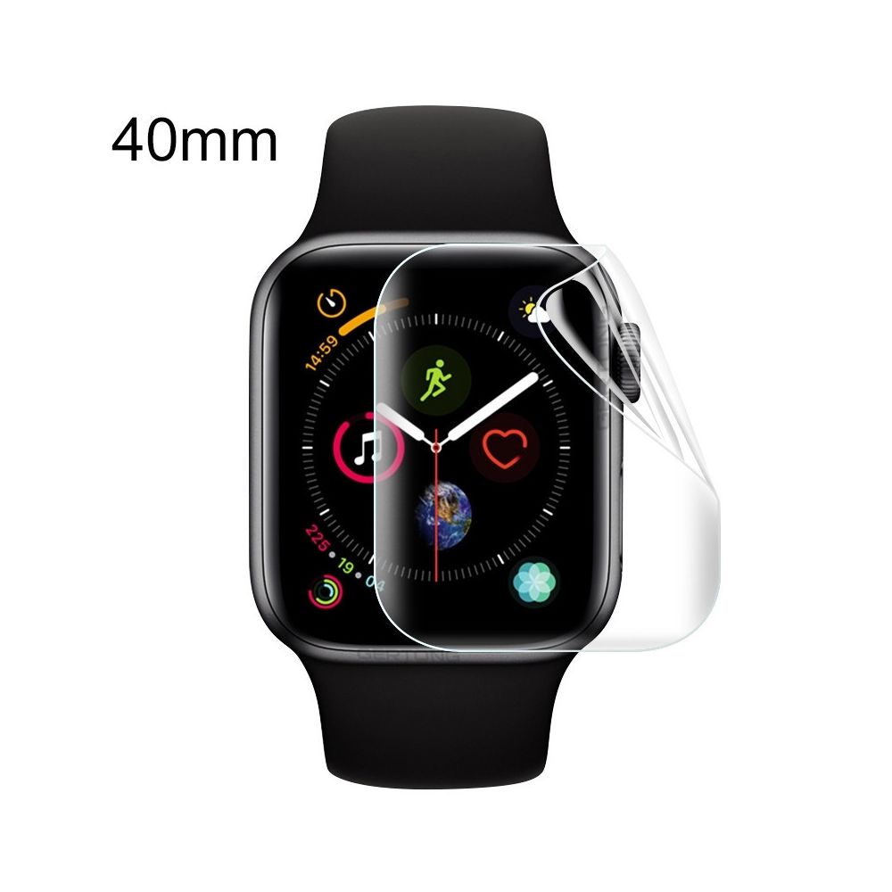 Wewoo - Pour Apple Watch séries 5 et 4film de protection souple avec film d'hydrogel doux de 40 mm - Accessoires montres connectées