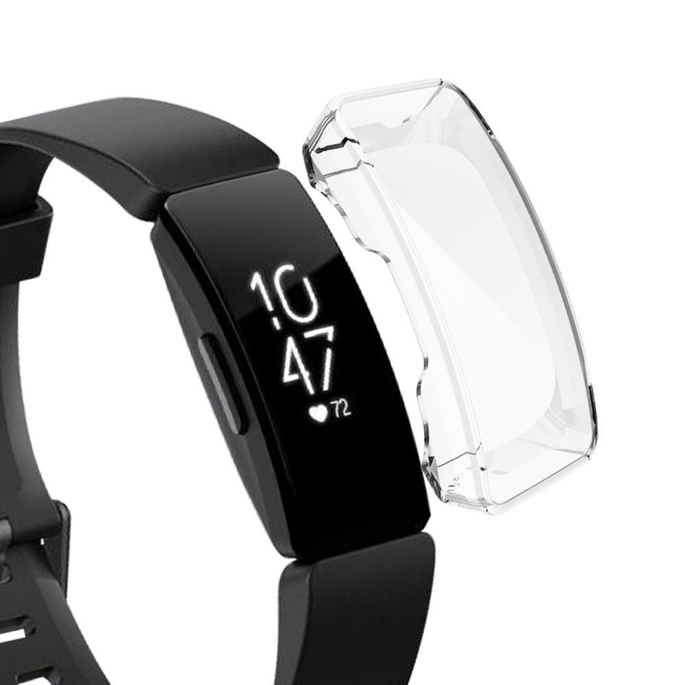 marque generique - Coque en TPU souple blanc pour votre Fitbit Inspire/Inspire HR - Accessoires bracelet connecté